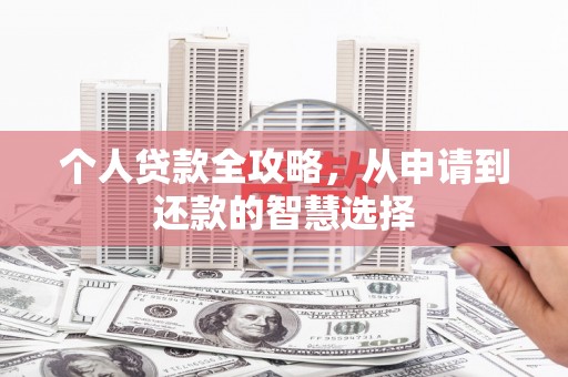 海兴个人贷款全攻略，从申请到还款的智慧选择