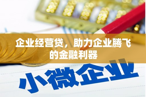 莱山企业经营贷，助力企业腾飞的金融利器