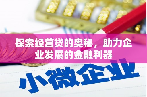 灵武探索经营贷的奥秘，助力企业发展的金融利器