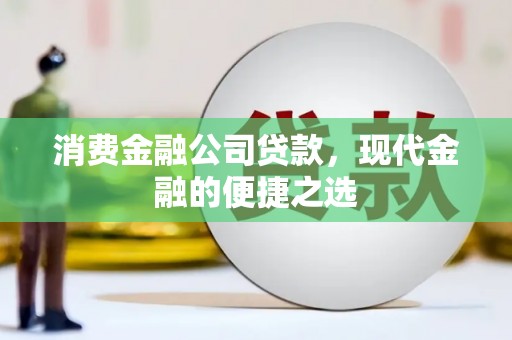 芒市消费金融公司贷款，现代金融的便捷之选