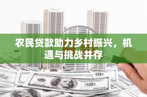 乐东农民贷款助力乡村振兴，机遇与挑战并存