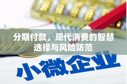 清城分期付款，现代消费的智慧选择与风险防范