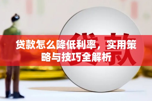 徐水贷款怎么降低利率，实用策略与技巧全解析