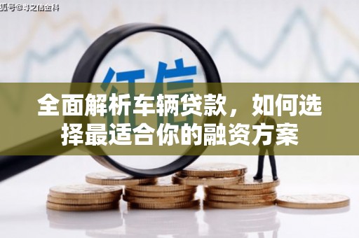 横栏全面解析车辆贷款，如何选择最适合你的融资方案